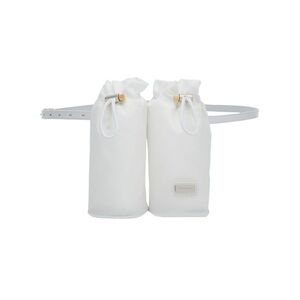 NWT Salvatore Ferragamo Double-pouch Belt bag in White